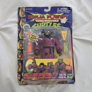 Vintage 10th Anniversary Teenage Mutant Ninja Turtles Mutatin' Splinter NEW 90s